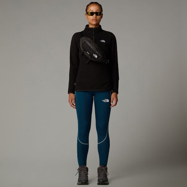 Sweat polaire THE NORTH FACE W 100 GLACIER 1/4 ZIP EU TNF BLACK-NPF