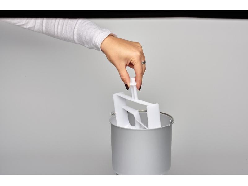 Solis Glacemaschine Gelateria Pro Touch 1.5 l, Silber Glacé, Frozen Yoghurt und Sorbets selbst zubereiten