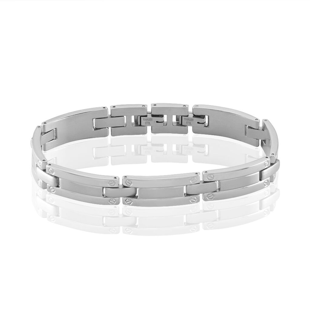 Bracelet Hector Acier Blanc