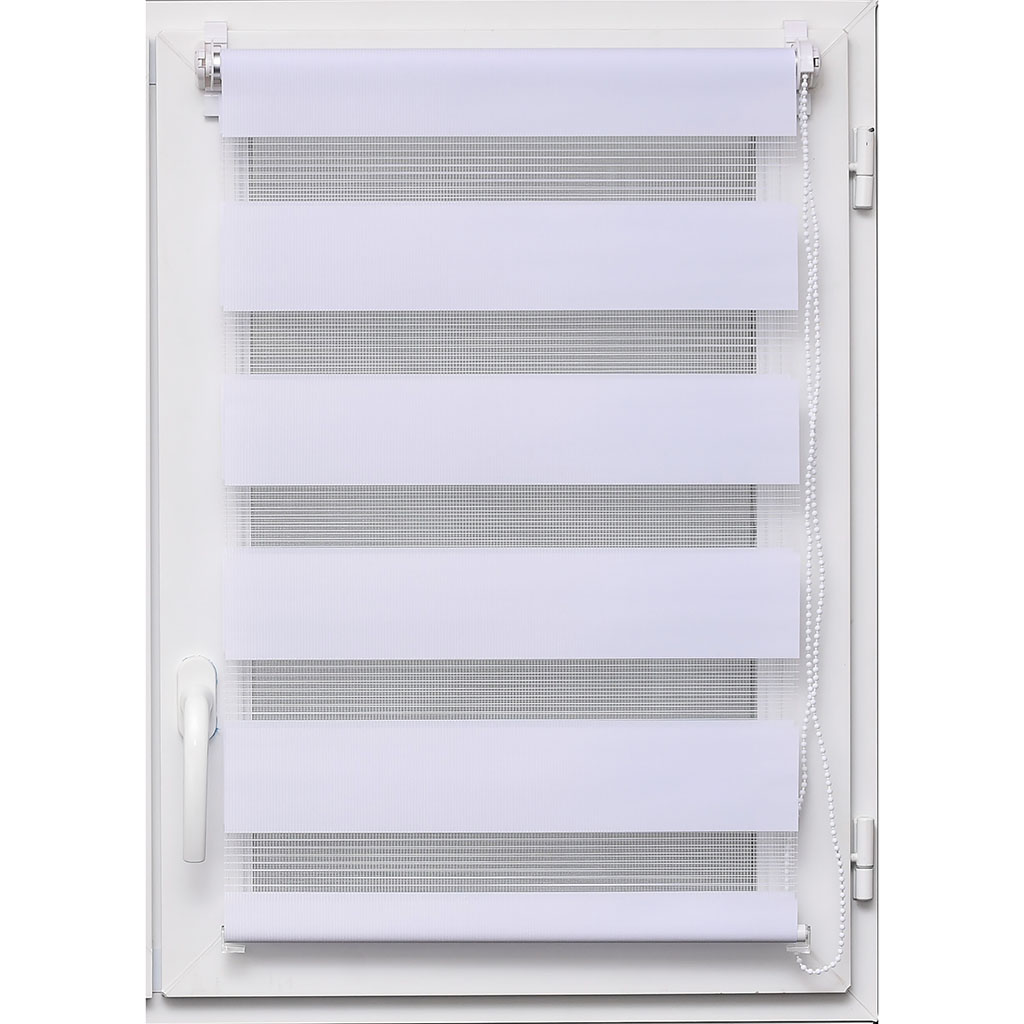Store enrouleur jour nuit blanc 60x180cm