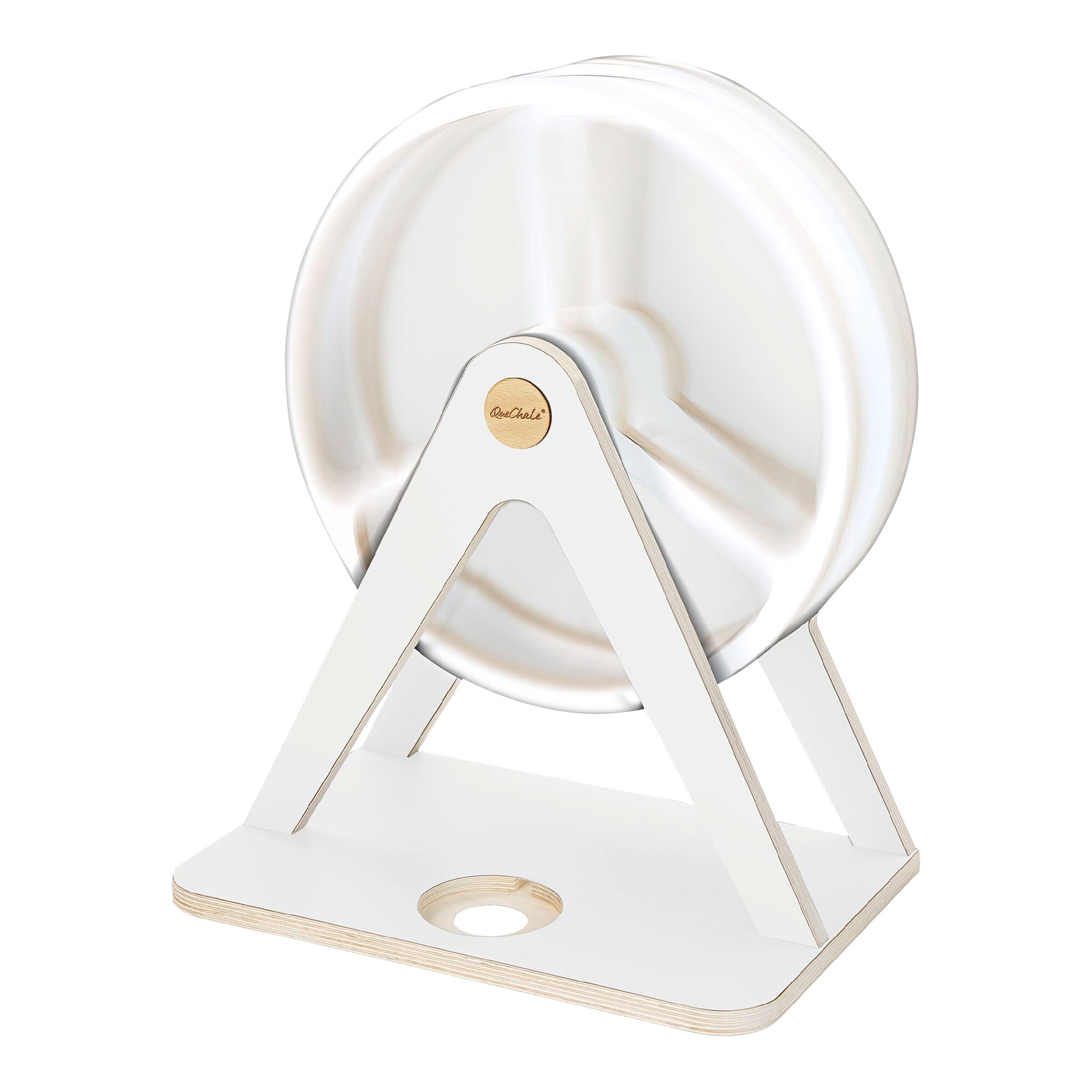 QueChaLe Regal Glück-Auf-Rad passend für Tonies 120 Tonies & Toniebox Sensational White
