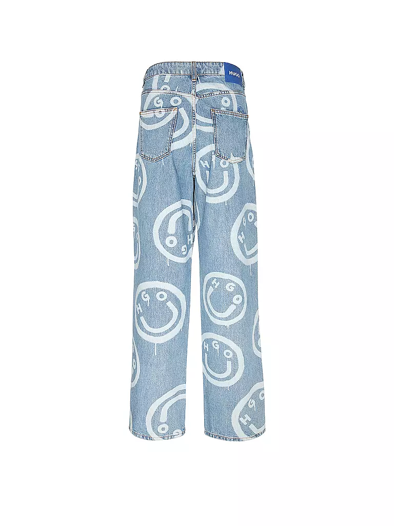 HUGO Jeans Loose Fit GETARA  hellblau