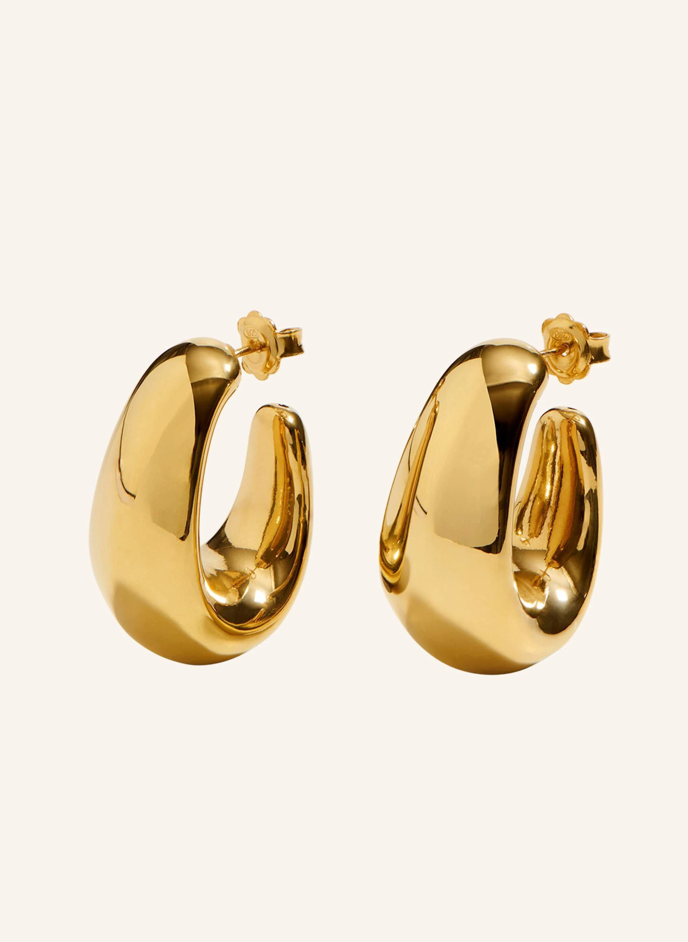 Pompidou Ohrringe ELIA OVAL STUD by GLAMBOU