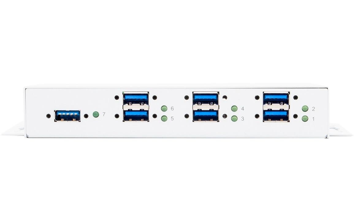 USB-Hub EX-1189HMVS-3W Weiss<br>Metall HUB