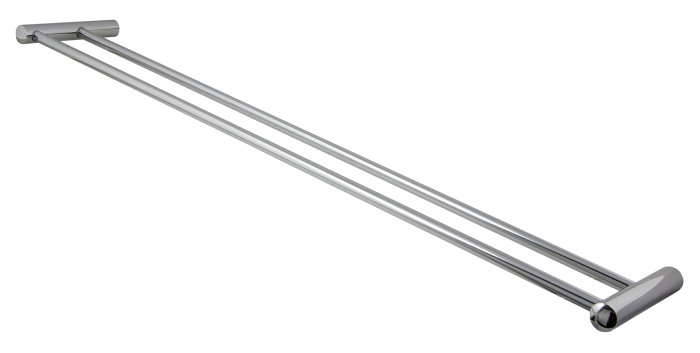 Håndklædestang dobbelt 60 cm krom - Target