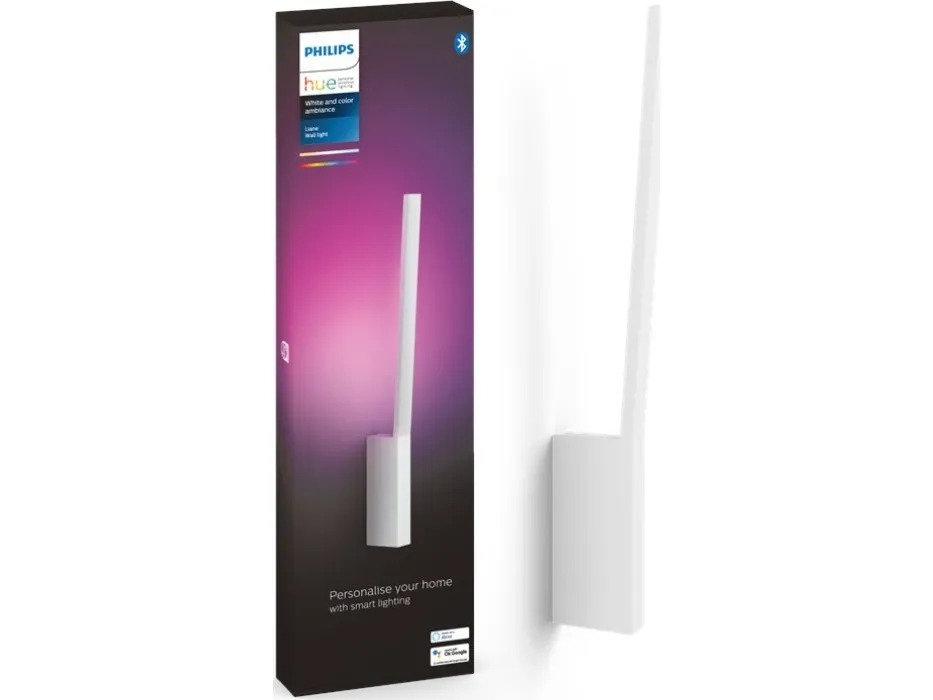 Philips Hue White and Color Ambiance Liane - Væglampe - LED - 12.2 W - klasse G - 16 millioner farver/varmt til køligt hvidt lys - 2000-6500 K - hvid