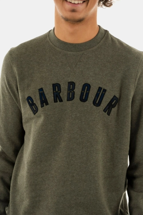 Sweat barbour debson crew gn93 forest marl