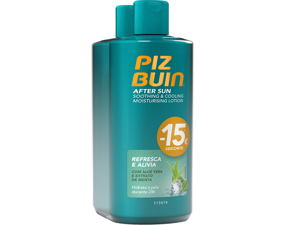 PACK PIZ BUIN AFTERSUN HIDRATRANTE 2X200ML -15