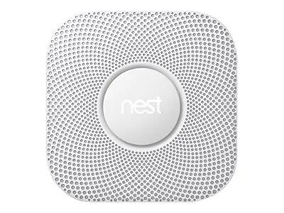 Nest Protect 2nd Generation - Flerfunktionssensor - trådløs - 802.11b/g/n, Bluetooth 4.0, 802.15.4 - hvid