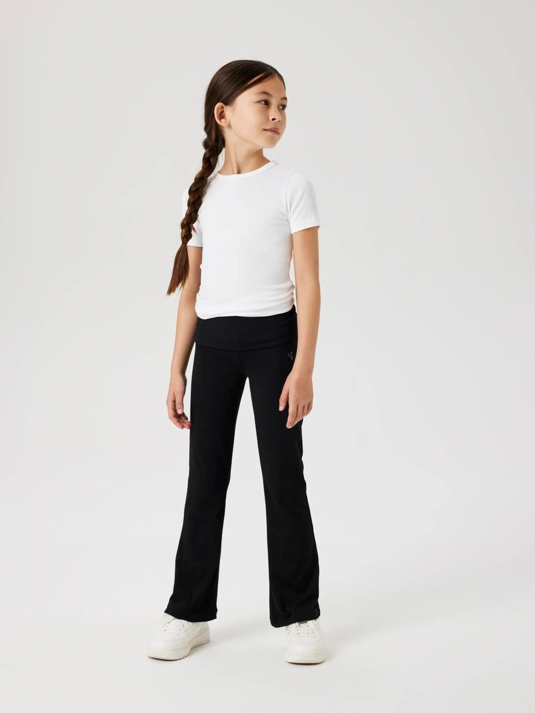 Name It Fold Over Flared Jersey Jeans