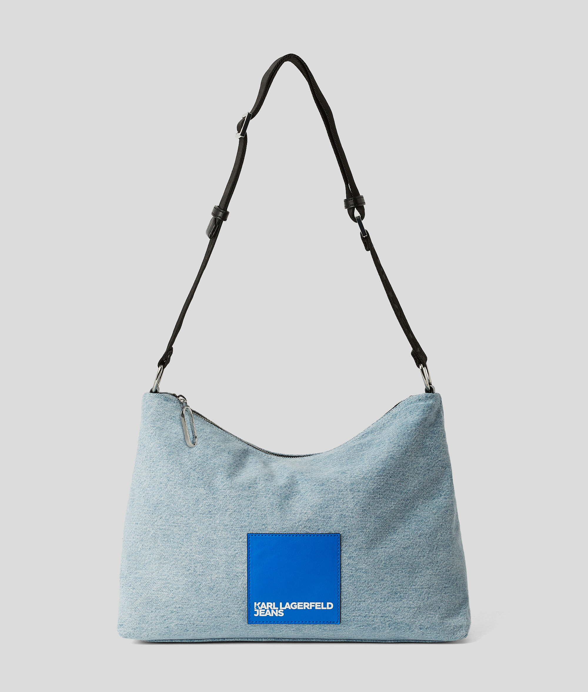 Grand sac besace en denim KLJ