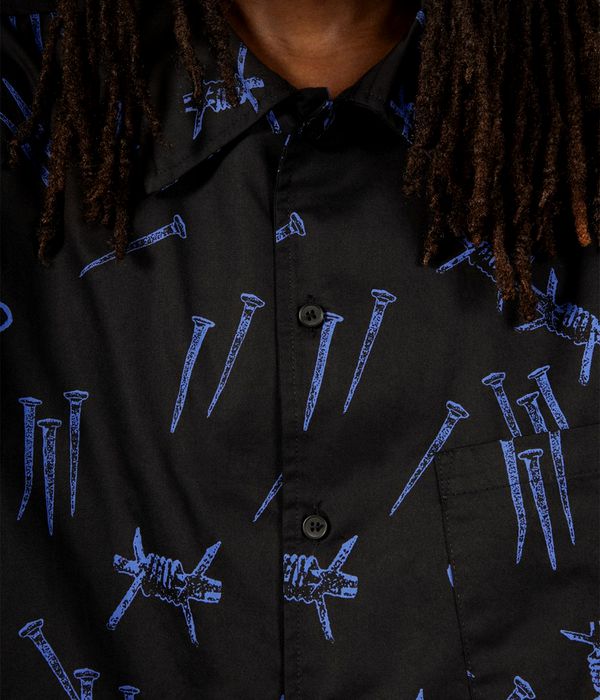 Wasted Paris All Over Blind Hemd (black ultra blue)