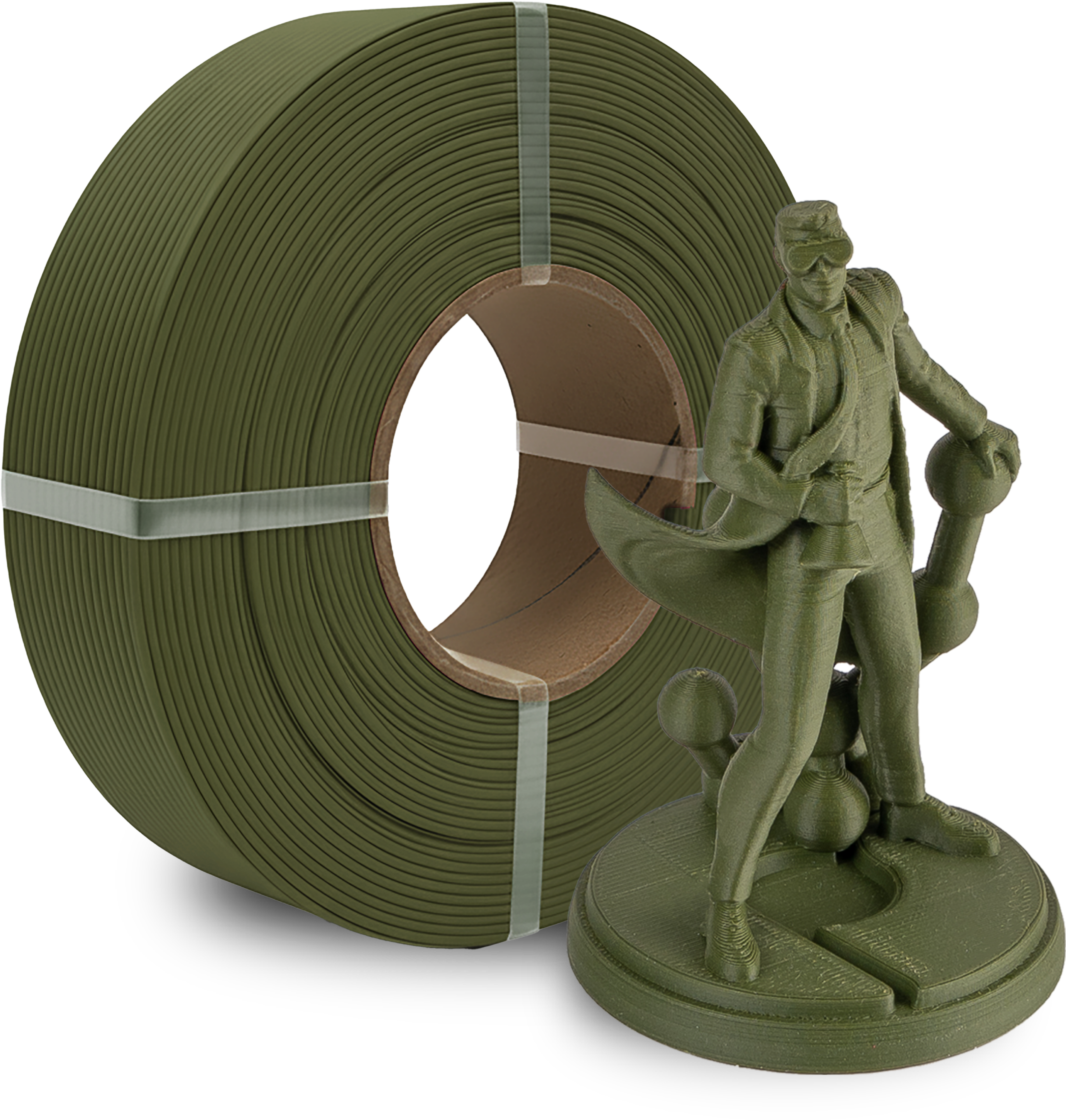 Polymaker  Panchroma™ PLA Refill Matte Army Dark Green, 1,75 mm / 1000 g    Matte Eleganz in Army Dark Green