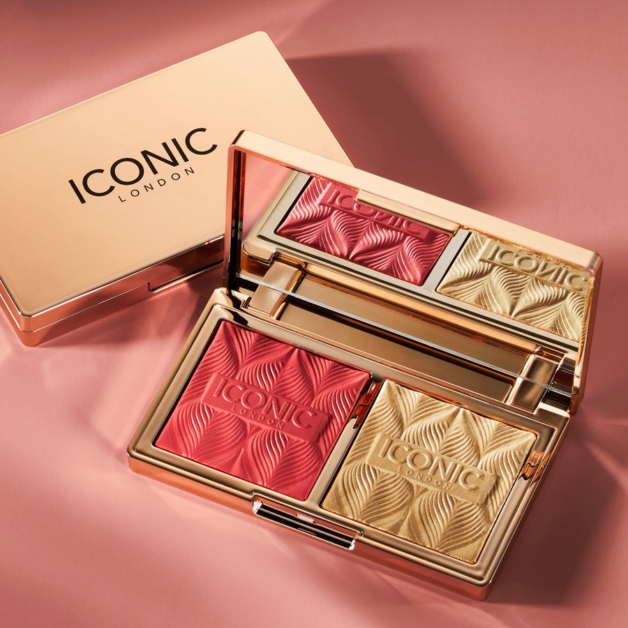 Iconic London Silk Glow Duo Coral Glow 2x6g