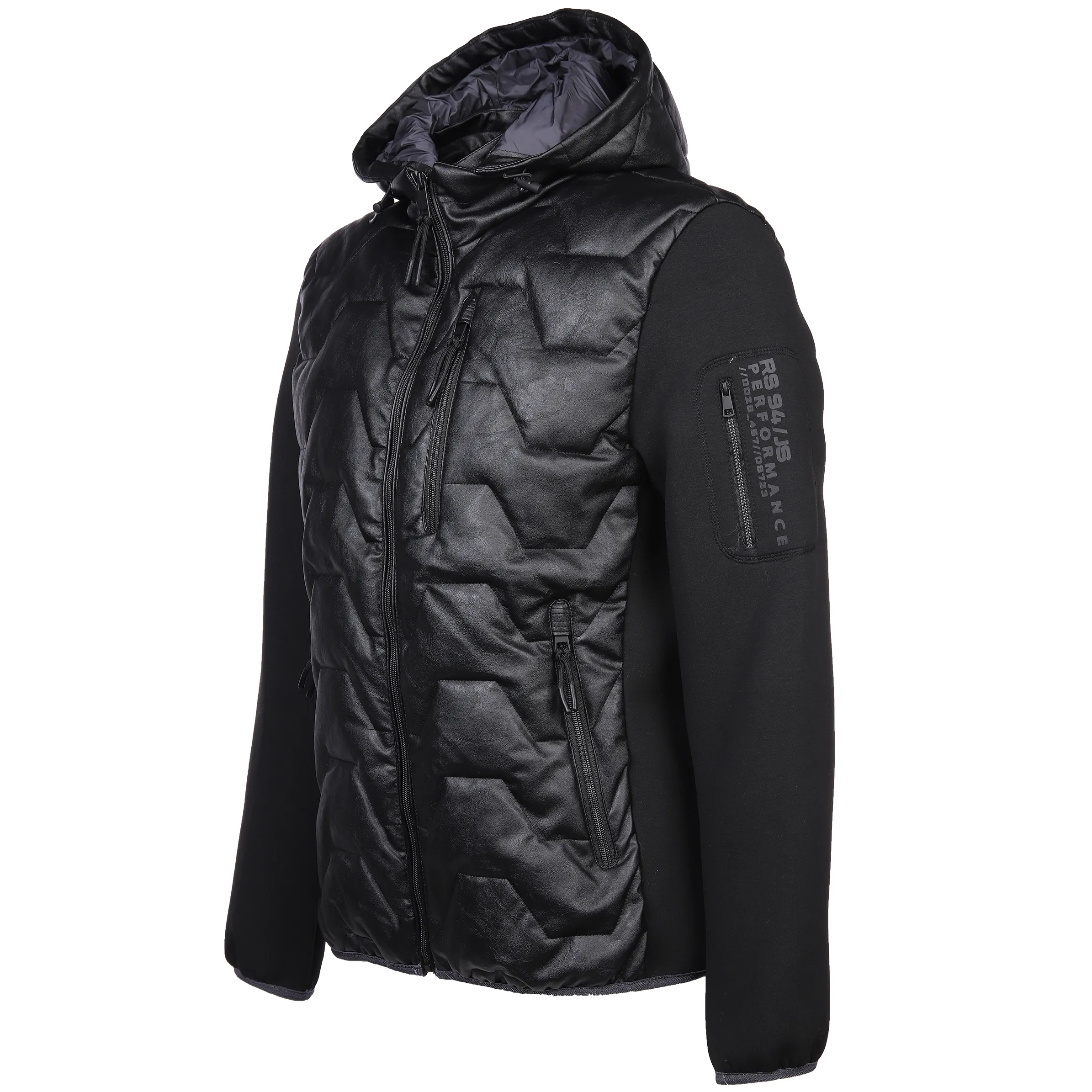 Herren Steppjacke mit Kapuze