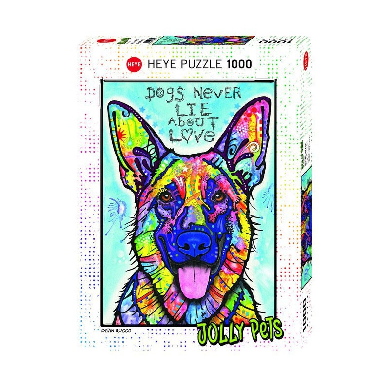 Puzzle 1000 pièces - Dogs never lie