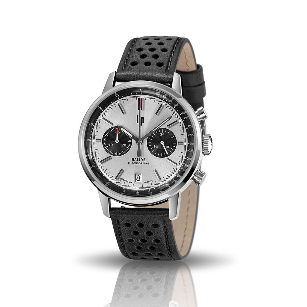Montre Lip Rallye Panda Argenté