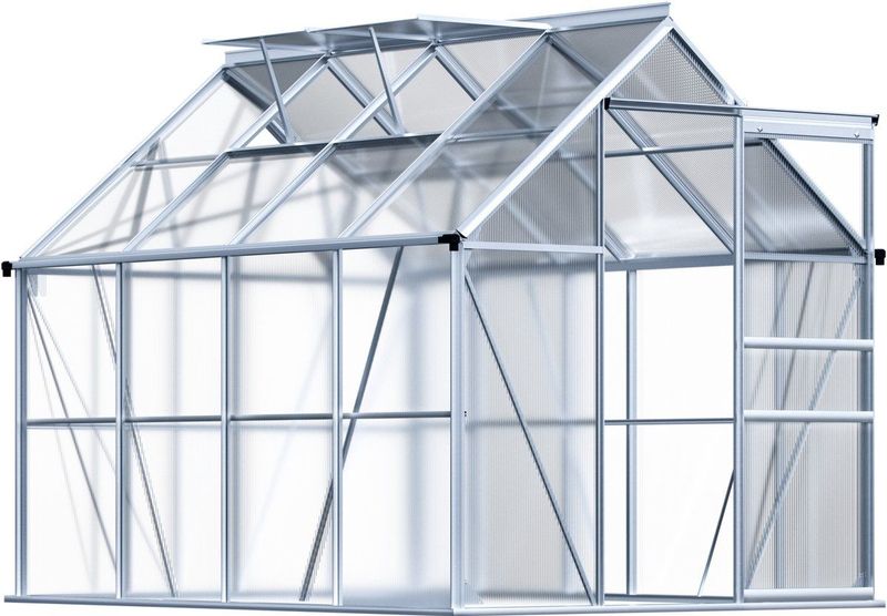 GARDEBRUK® Tuinkas - Aluminium - Geïsoleerde Panelen - 1 tot 4 Dakramen
