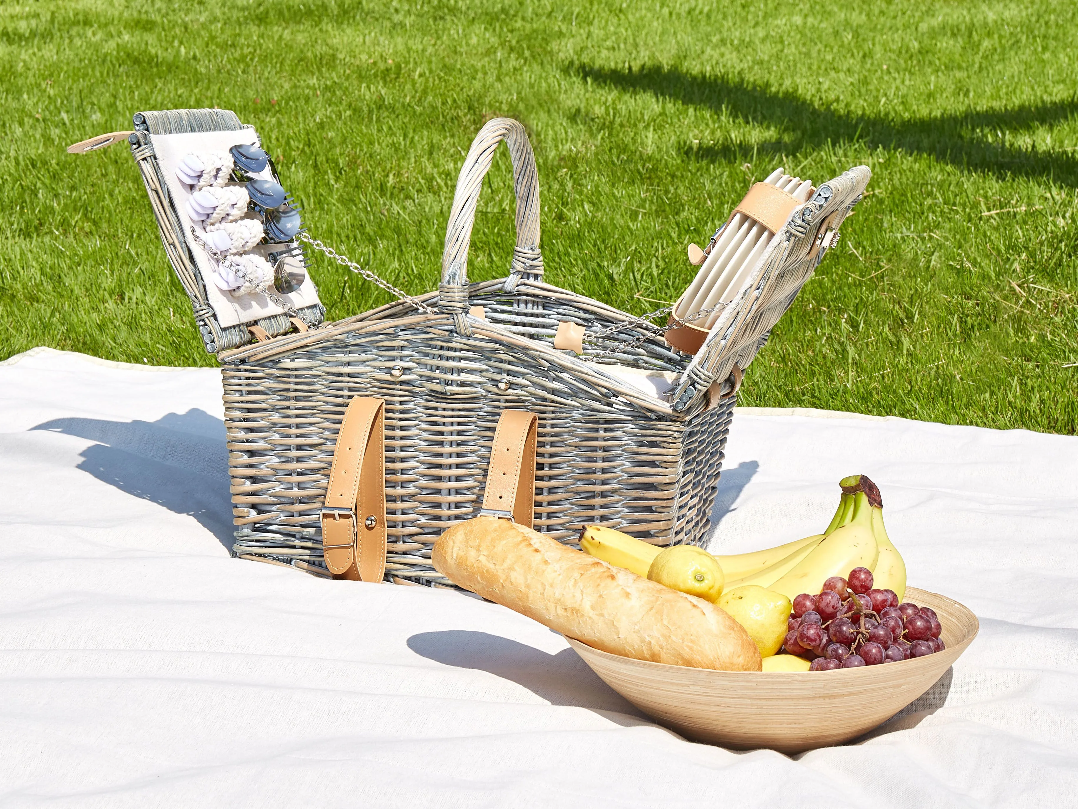 Picknickmand CANELE Wicker Bruin