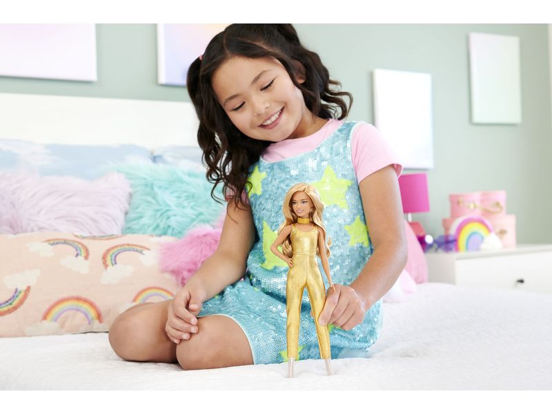 Barbie Puppe Golden Dreams Barbie-Puppe im unverkennbaren Stil
