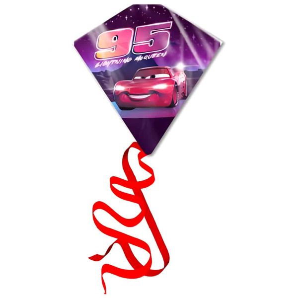 Disney Papagaio de Plástico em Forma de Diamante 59x55 cm Cars