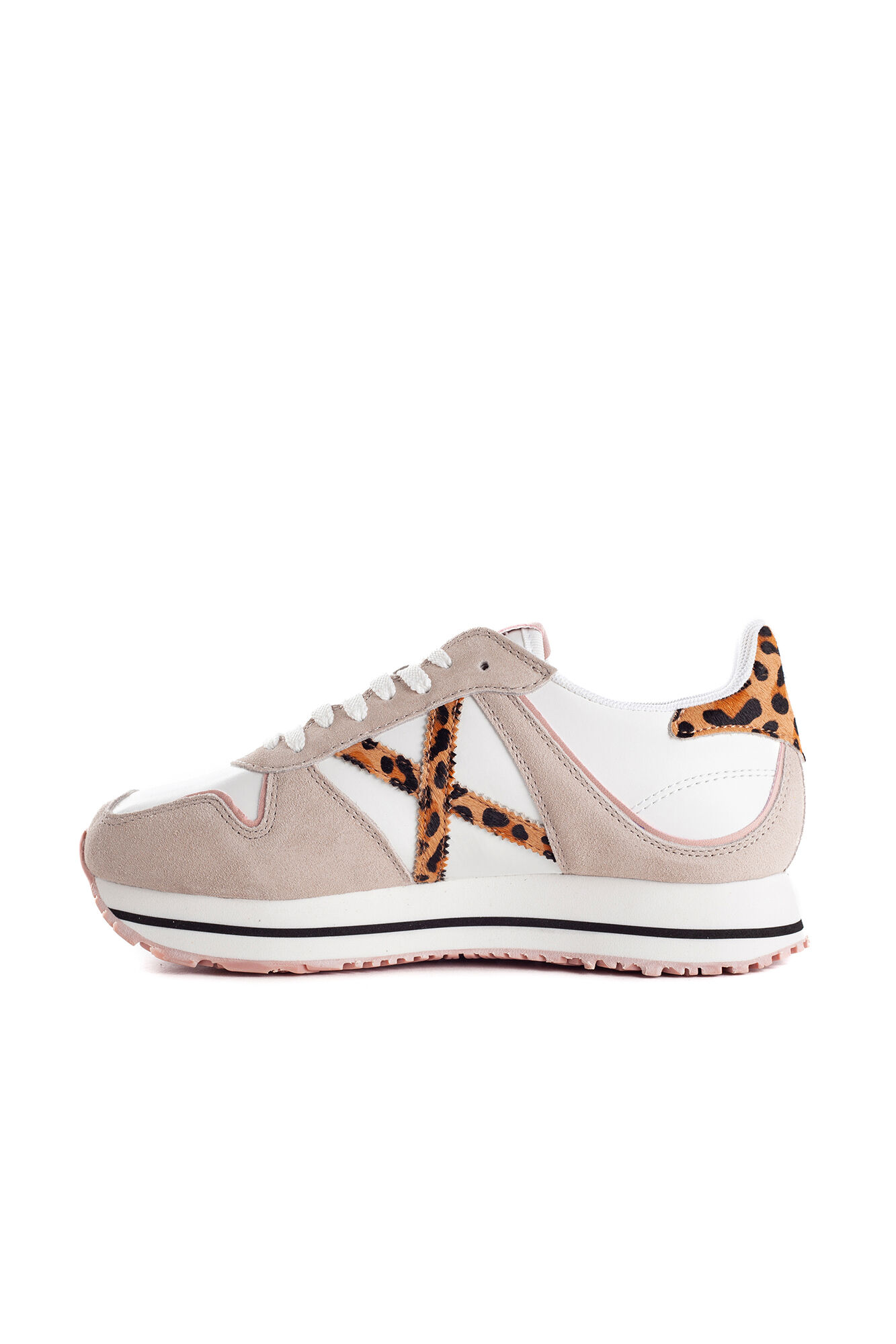 Tênis feminino com plataforma - Branco