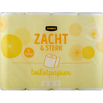Jumbo Zacht & Sterk Toiletpapier 2-Laags 24 Stuks