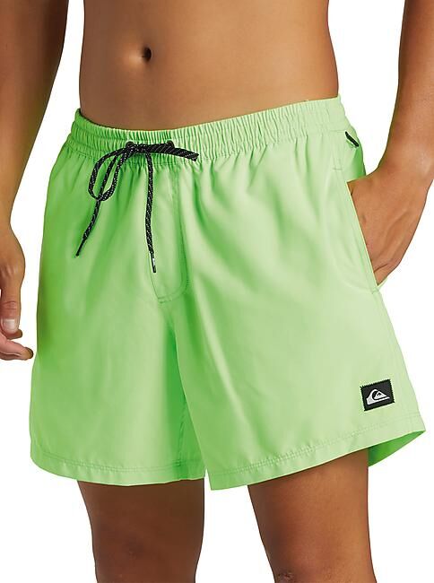 QUIKSILVER - MAILLOT DE BAIN VOLLEY EVERYDAY SOLID 15 VERT