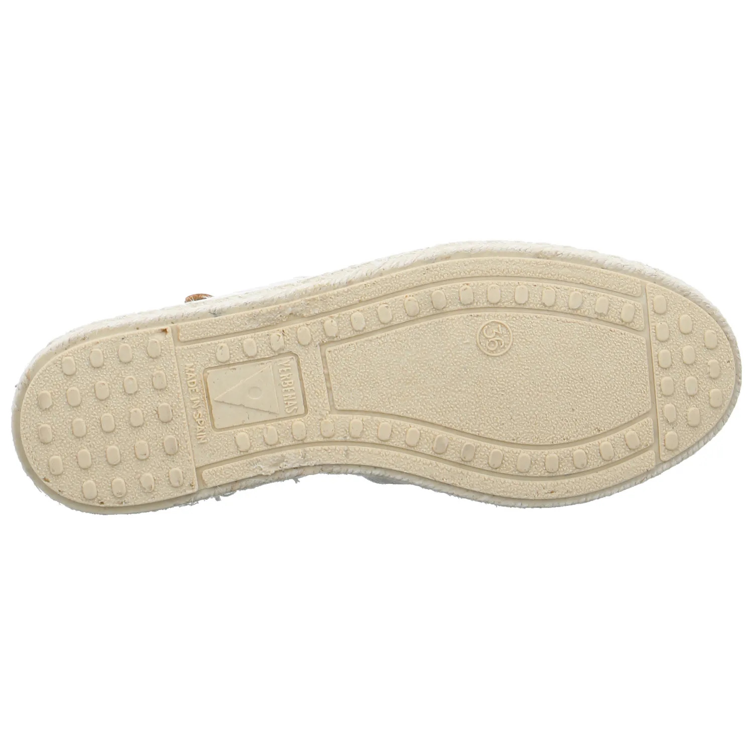 VERBENAS Espadrille Offwhite Leder