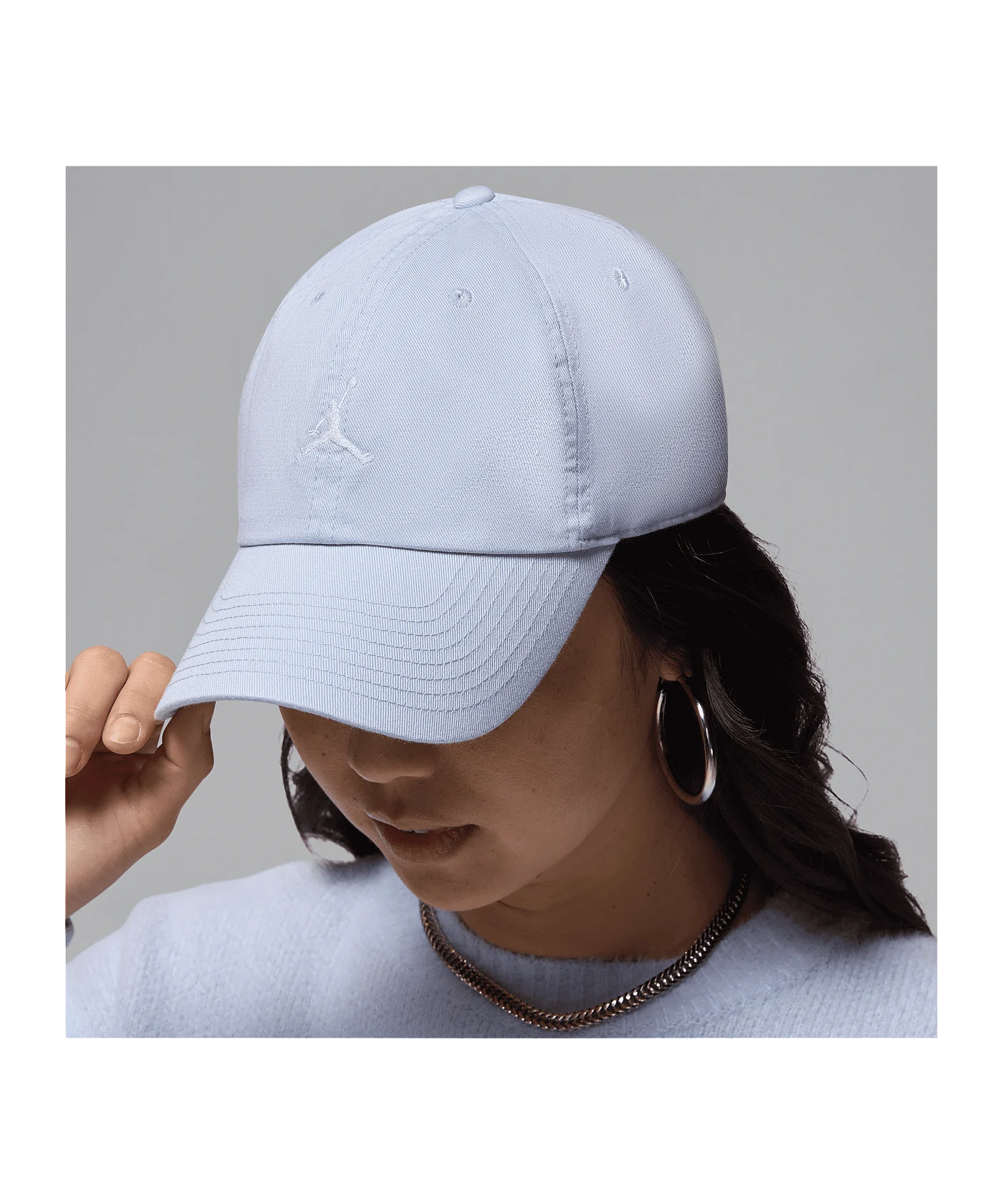 Jordan Club Unstructured Curved-Bill Cap Blau F407 F407
