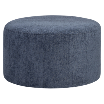 KARWEI poef Raven blauw textiel