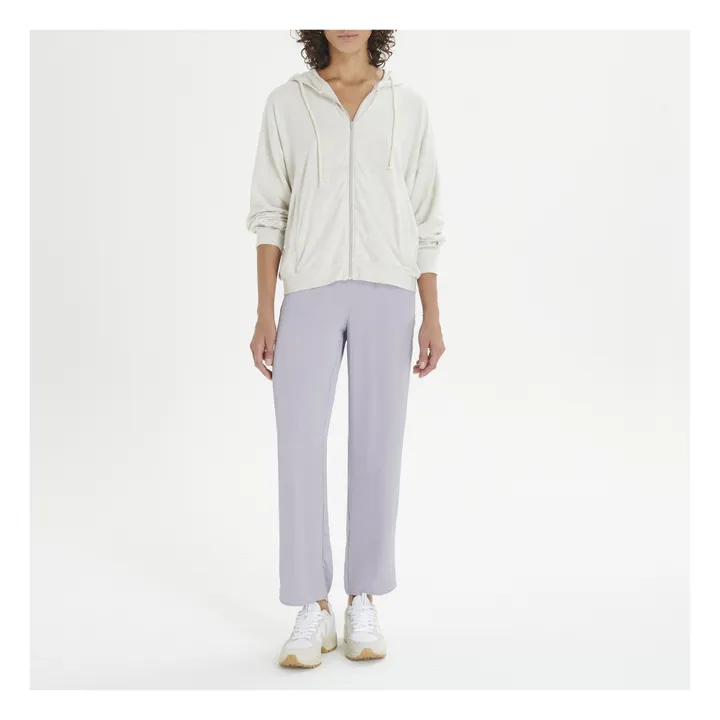 American Vintage Sweat Zippé Ypawood | Gris chiné