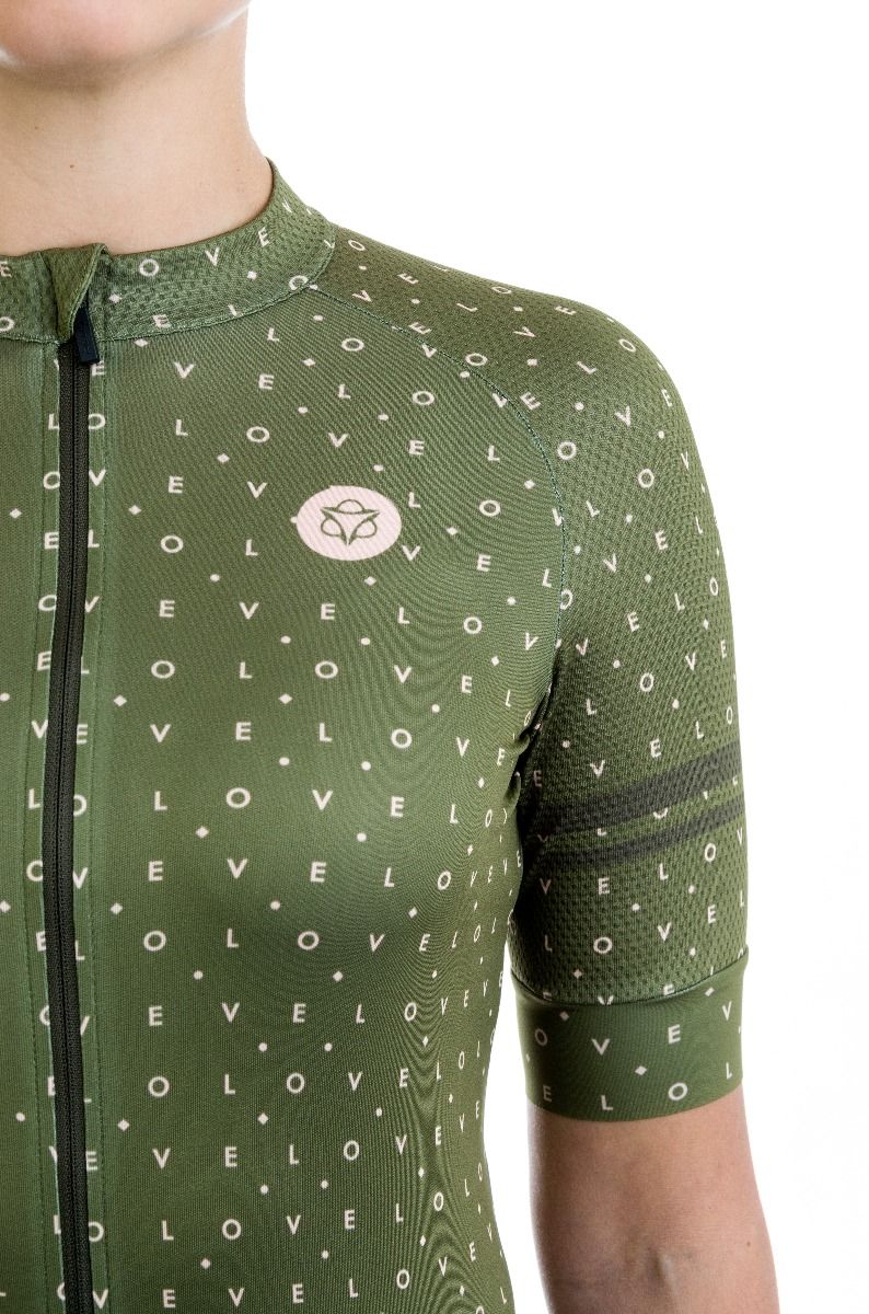 AGU Velo love jersey women oliven grøn
