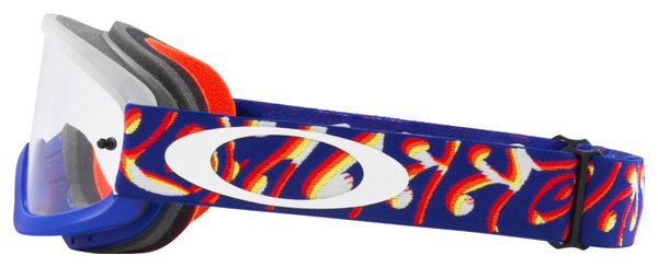 Masque Oakley O Frame 2.0 PRO XS MX Troy Lee Design Peace & Wheelies/Ecran Clear/ Ref: OO7116-22