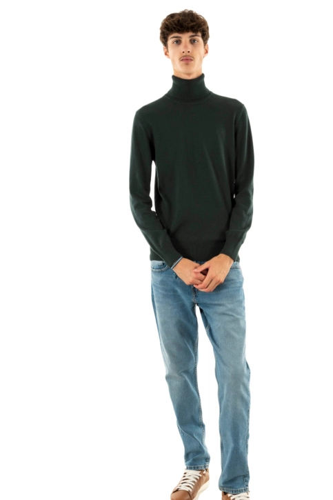 Pull hiver schott beal4 dark green