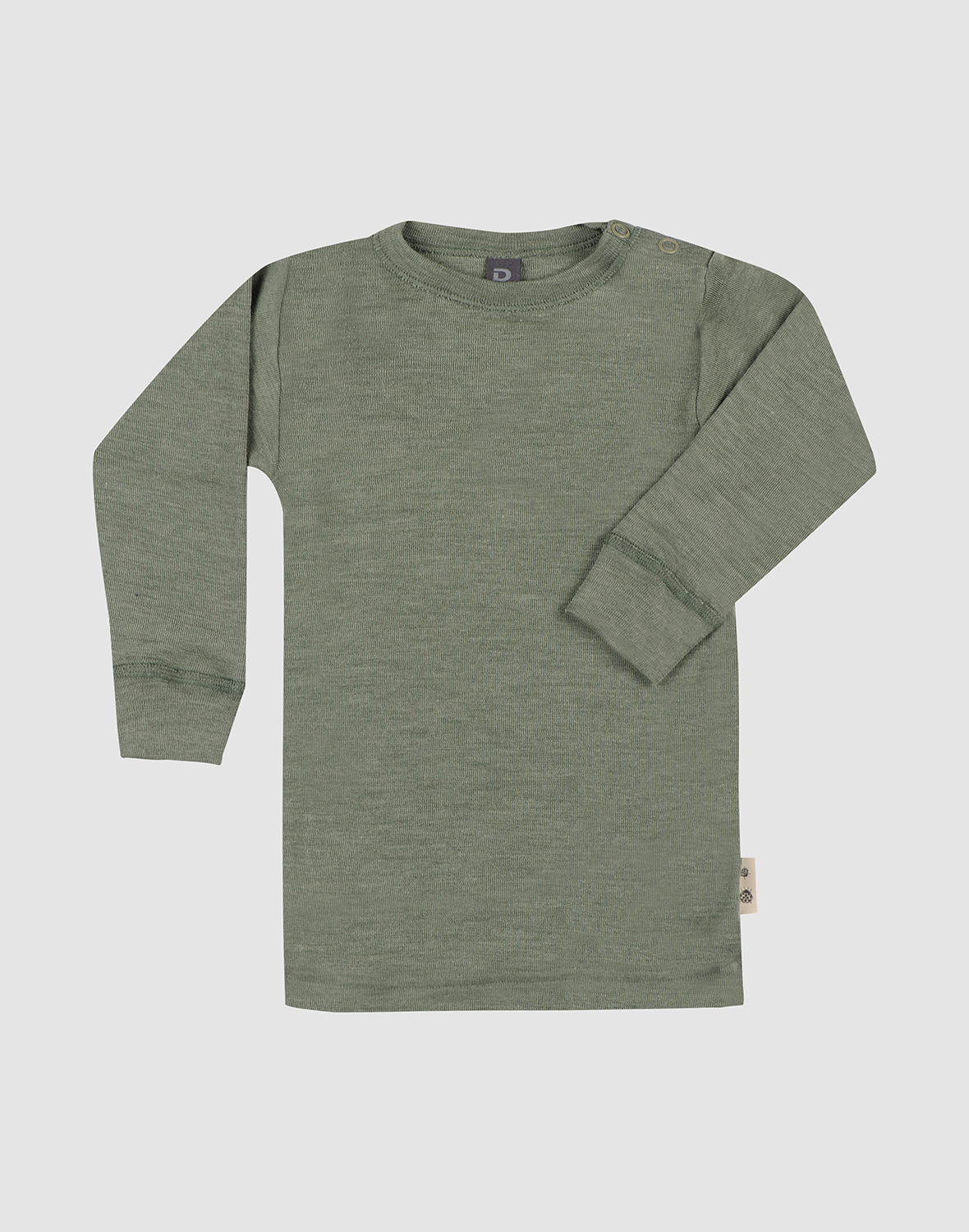 Shirt van merinowol/zijde voor baby's