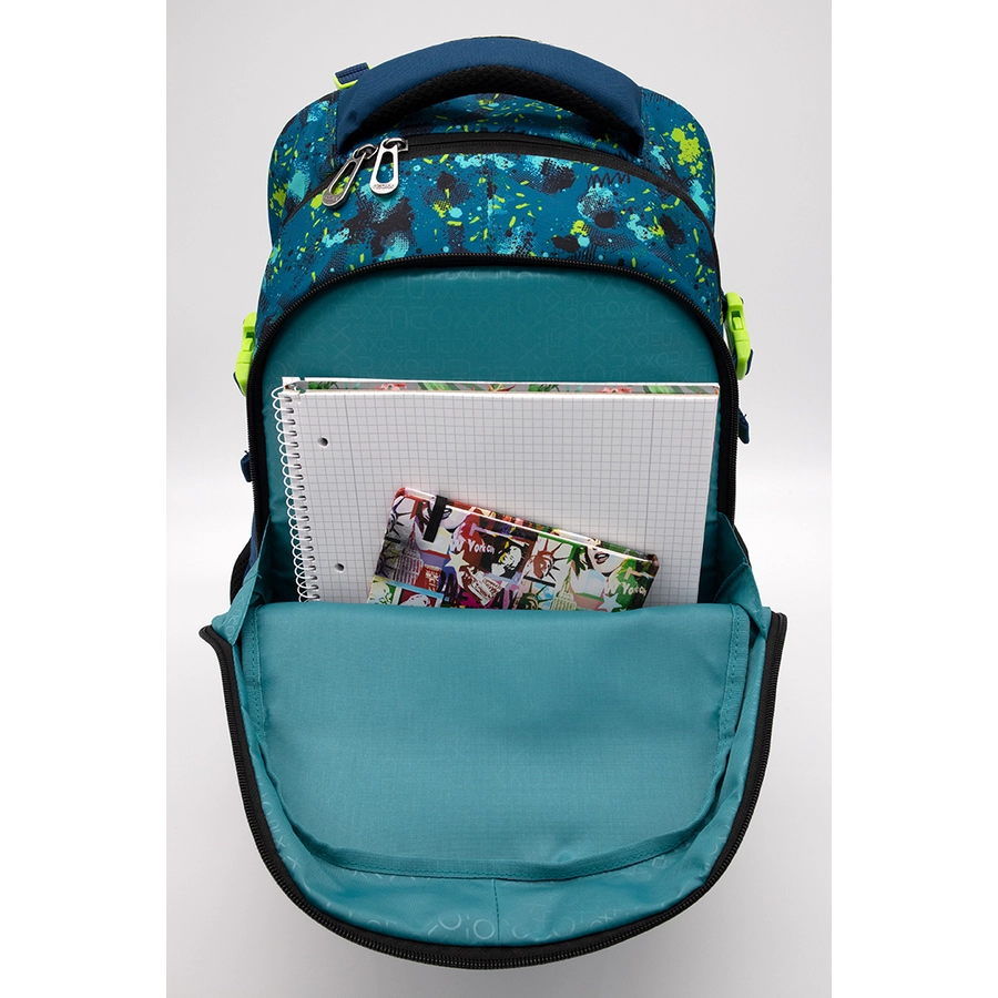 neoxx Active Schulrucksack Petrol Extreme