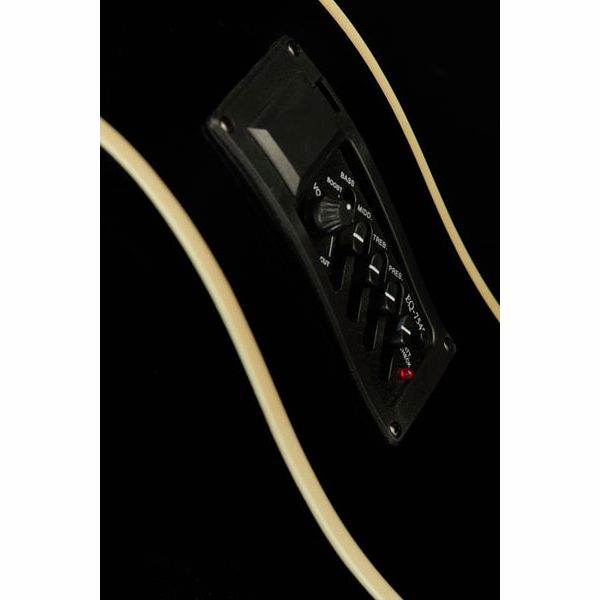 Harley Benton HBD200-12BK 12-String Westerngitarre schwarz