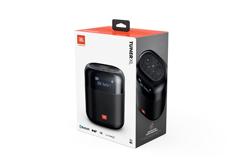 JBL - Tuner XL Portable DAB/DAB+/FM Radio With Bluetooth