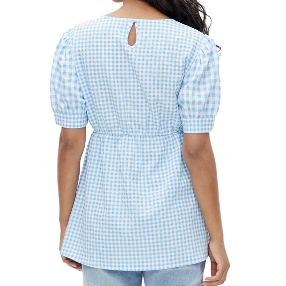 Mamalicious Blouse de Grossesse Bleu/Blanc Femme Mamalicious 20016569