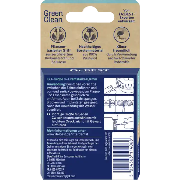 GreenClean Interdentalbürsten Gr. 3
