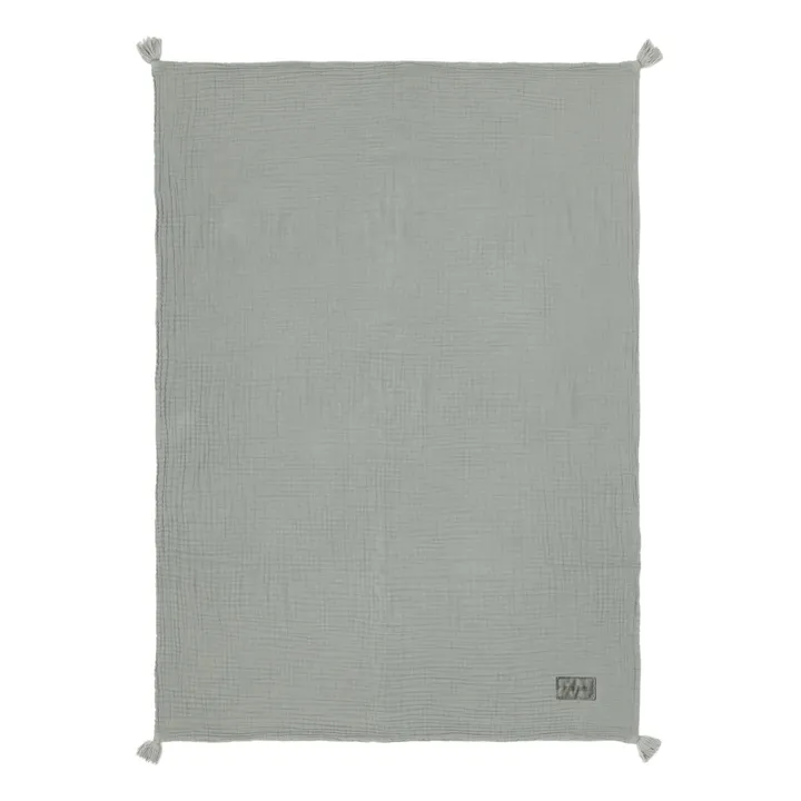 Nobodinoz Plaid Wabi-Sabi | Bleu gris