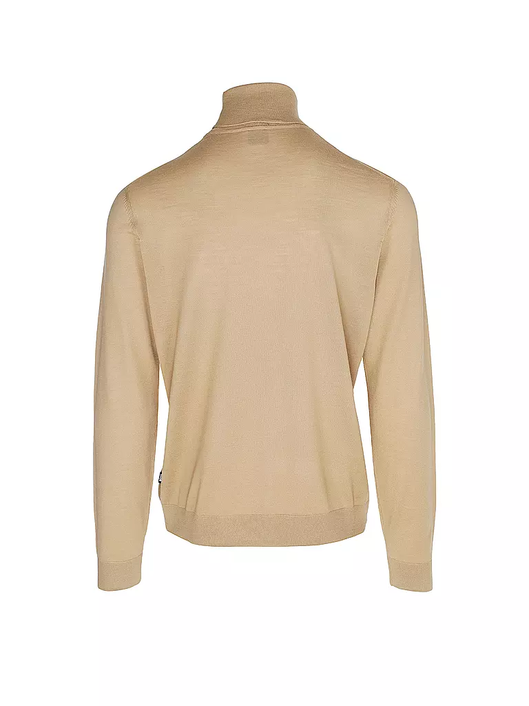 BOSS Rollkragenpullover Slim Fit MUSSO camel