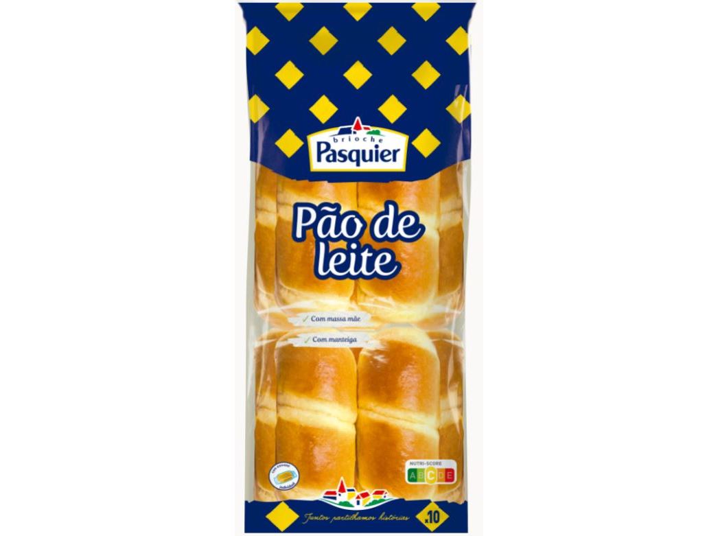 PAO DE LEITE BRIOCHE PASQUIER 10 UN 350 G