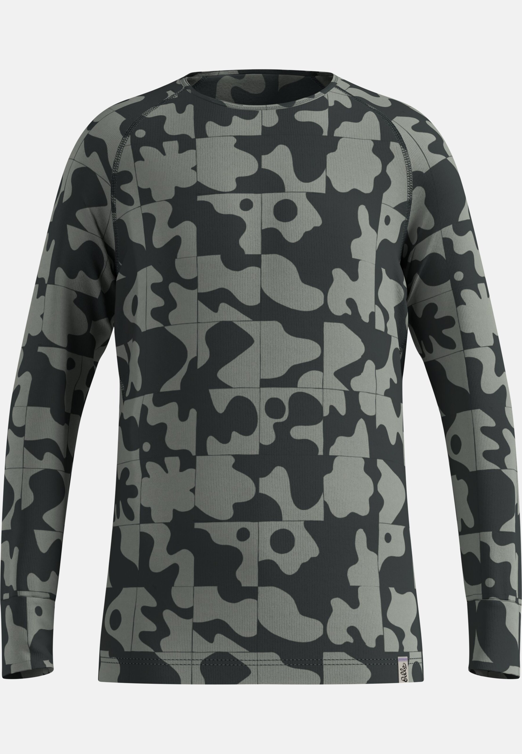 Adventurer Active Warm Base-Layer-Shirt mit Print in shadow.