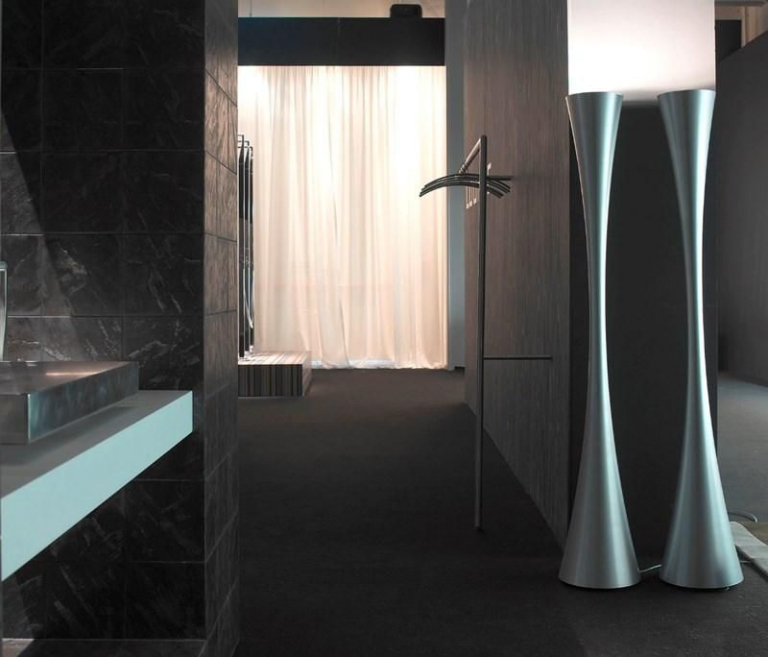 Martinelli Luce Biconica vloerlamp LED zwart