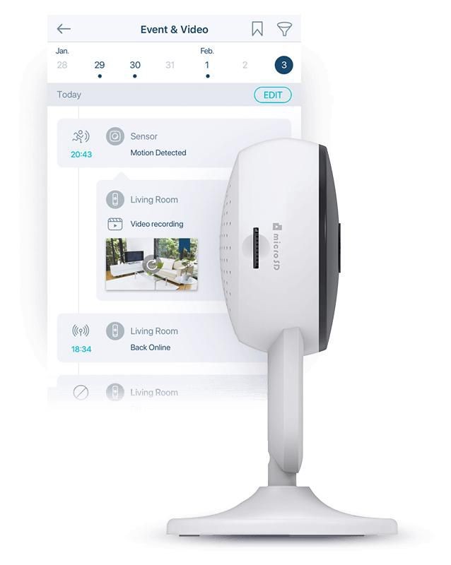 D-Link - Full HD indendørs Wi-Fi overvågningskamera DCS-8300LHV2