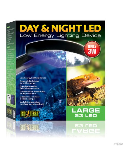 Exo Terra Dag & Nacht Led Large - Verlichting - 8.5x22x24.5 cm 3 Watt