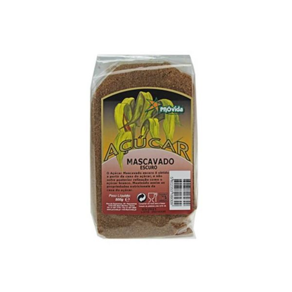 Próvida Açúcar Mascavado Escuro 500g