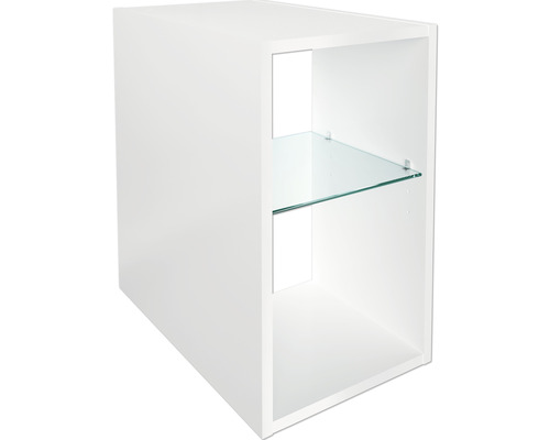Oxford plank, onder, 50,9 x 30 x 49 cm, wit, 2 compartimenten